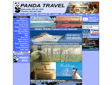 Tablet Screenshot of pandatravel.com
